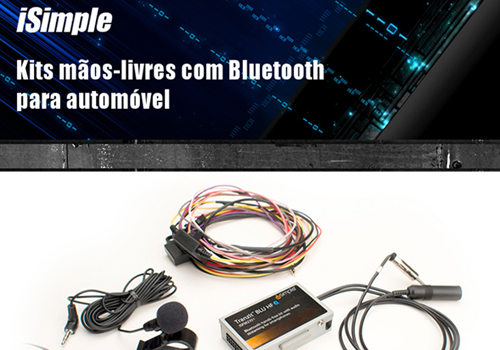 Kit Mão livres com Bluetooth